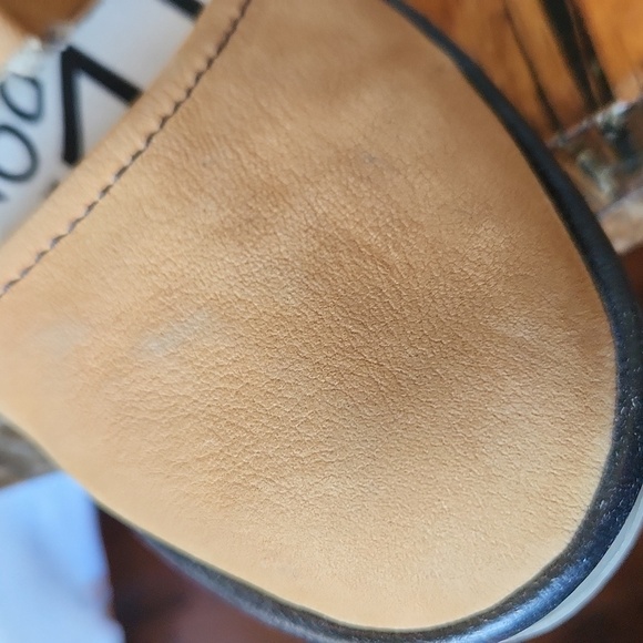 Fly London Phis Tan Tie Front Wedge Shoes Sz 6.5 / 7 - Picture 12 of 13